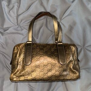 Authentic gold bronze color Gucci bag